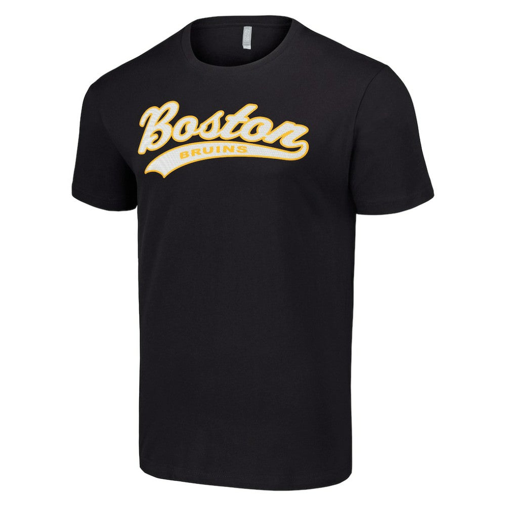 Boston Bruins Starter Tailsweep T-Shirt - Black - NHL