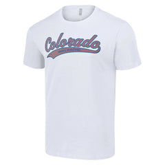 Colorado Avalanche Starter Tailsweep T-Shirt - White - NHL