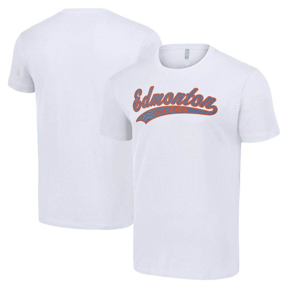 Edmonton Oilers Starter Tailsweep T-Shirt - White - NHL