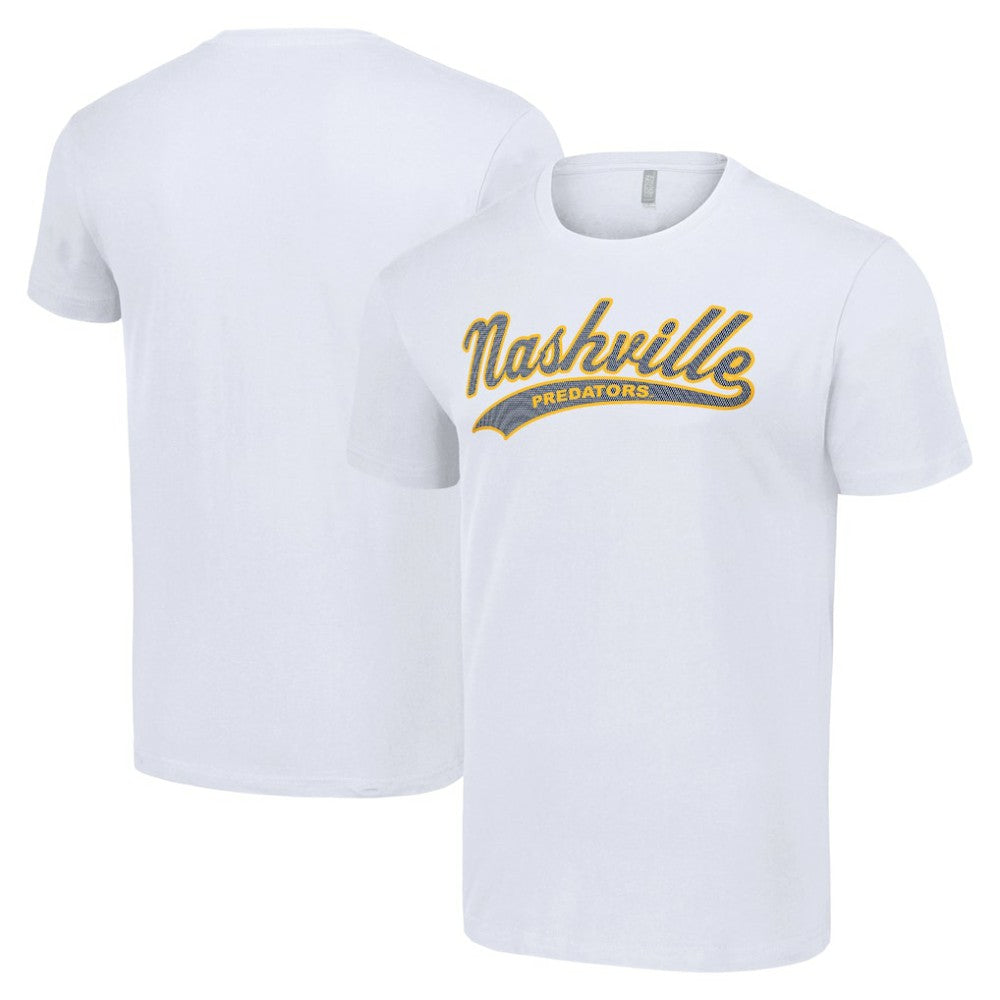 Nashville Predators Starter Tailsweep T-Shirt - White - NHL