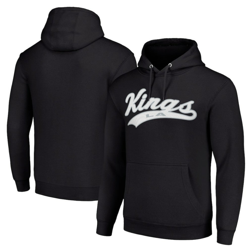 Los Angeles Kings Starter Tailsweep Fleece Tri-Blend Pullover Hoodie - Black - NHL