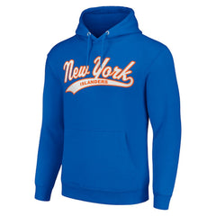 New York Islanders Starter Tailsweep Fleece Tri-Blend Pullover Hoodie - Royal - NHL