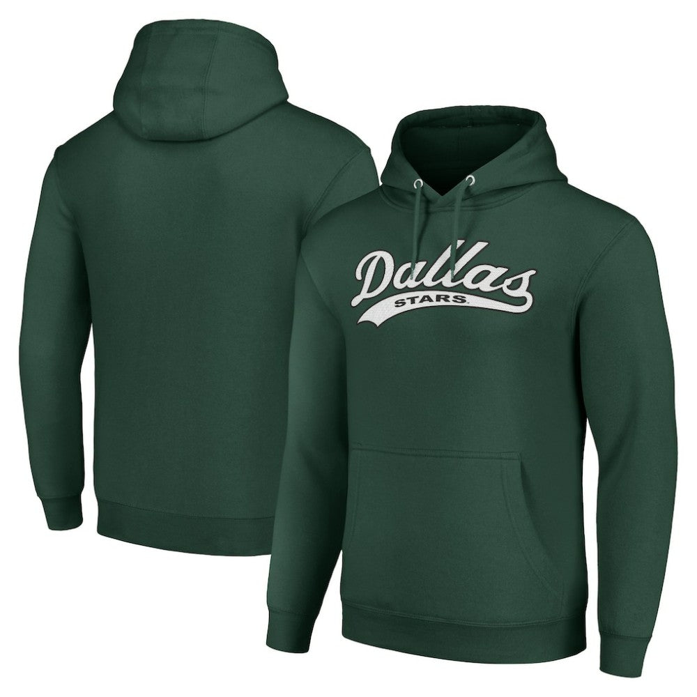 Dallas Stars Starter Tailsweep Fleece Tri-Blend Pullover Hoodie - Green - NHL
