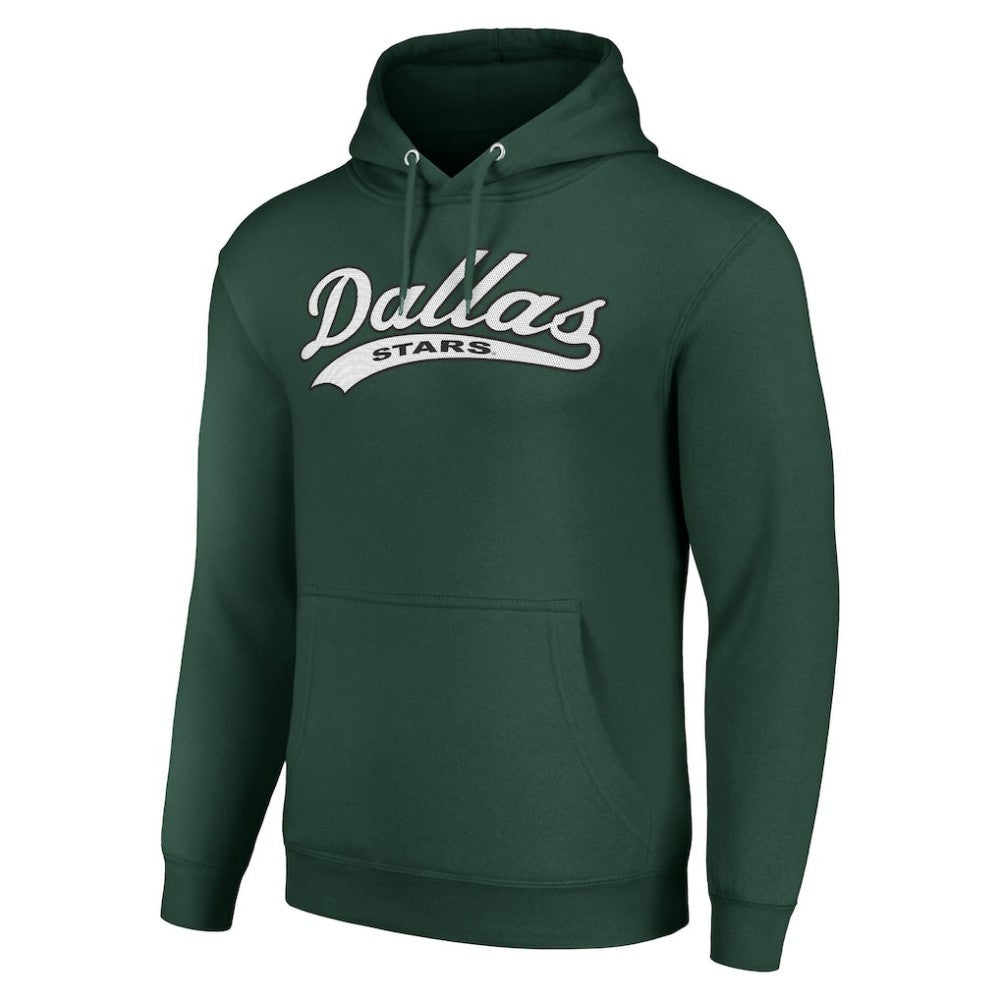 Dallas Stars Starter Tailsweep Fleece Tri-Blend Pullover Hoodie - Green - NHL