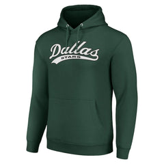 Dallas Stars Starter Tailsweep Fleece Tri-Blend Pullover Hoodie - Green - NHL