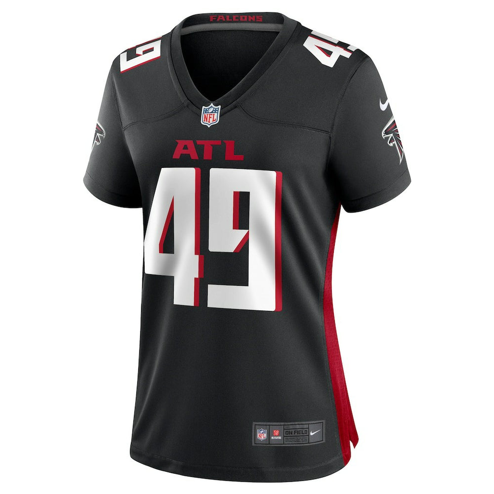 Liam McCullough Atlanta Falcons Women's Team Game Jersey Black | Nike for Sale