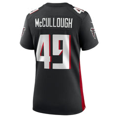 Liam McCullough Atlanta Falcons Women's Team Game Jersey Black | Nike for Sale