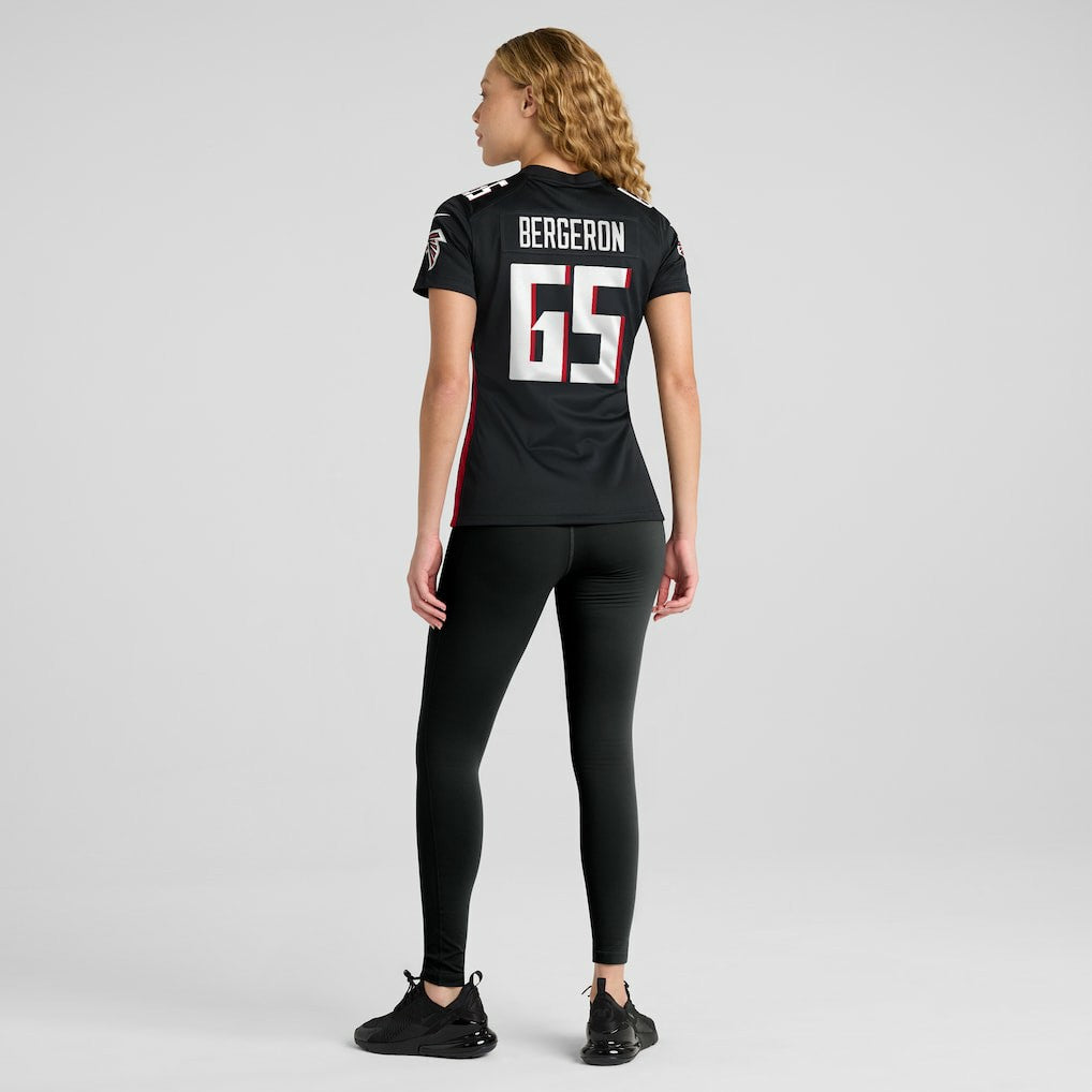 Matthew Bergeron Atlanta Falcons Women's Team Game Jersey Black | Nike for Sale