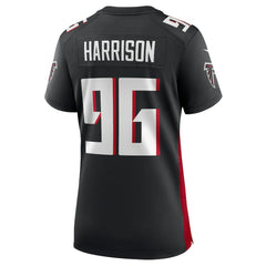 Zach Harrison Atlanta Falcons Women's Team Game Jersey Black | Nike for Sale