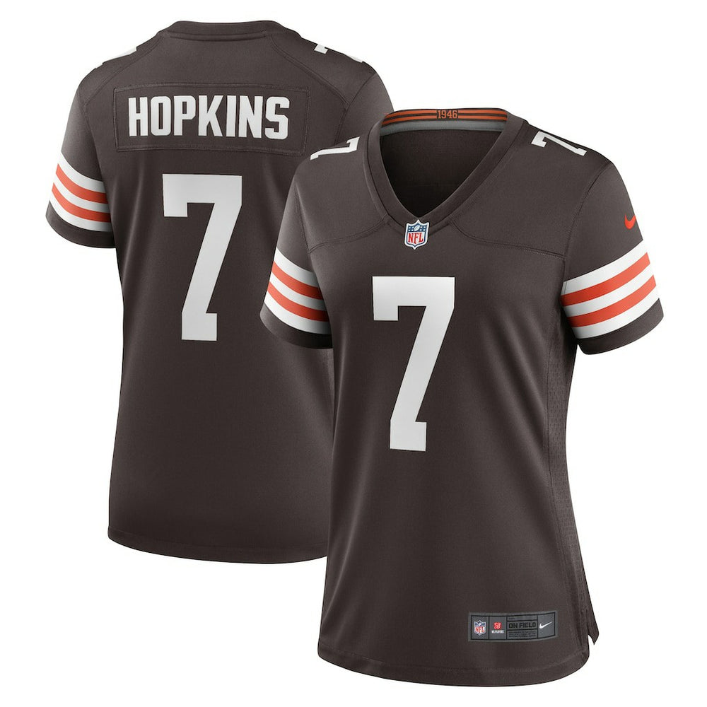 Dustin Hopkins Cleveland Browns Women's Team Game Jersey Brown | Nike for Sale