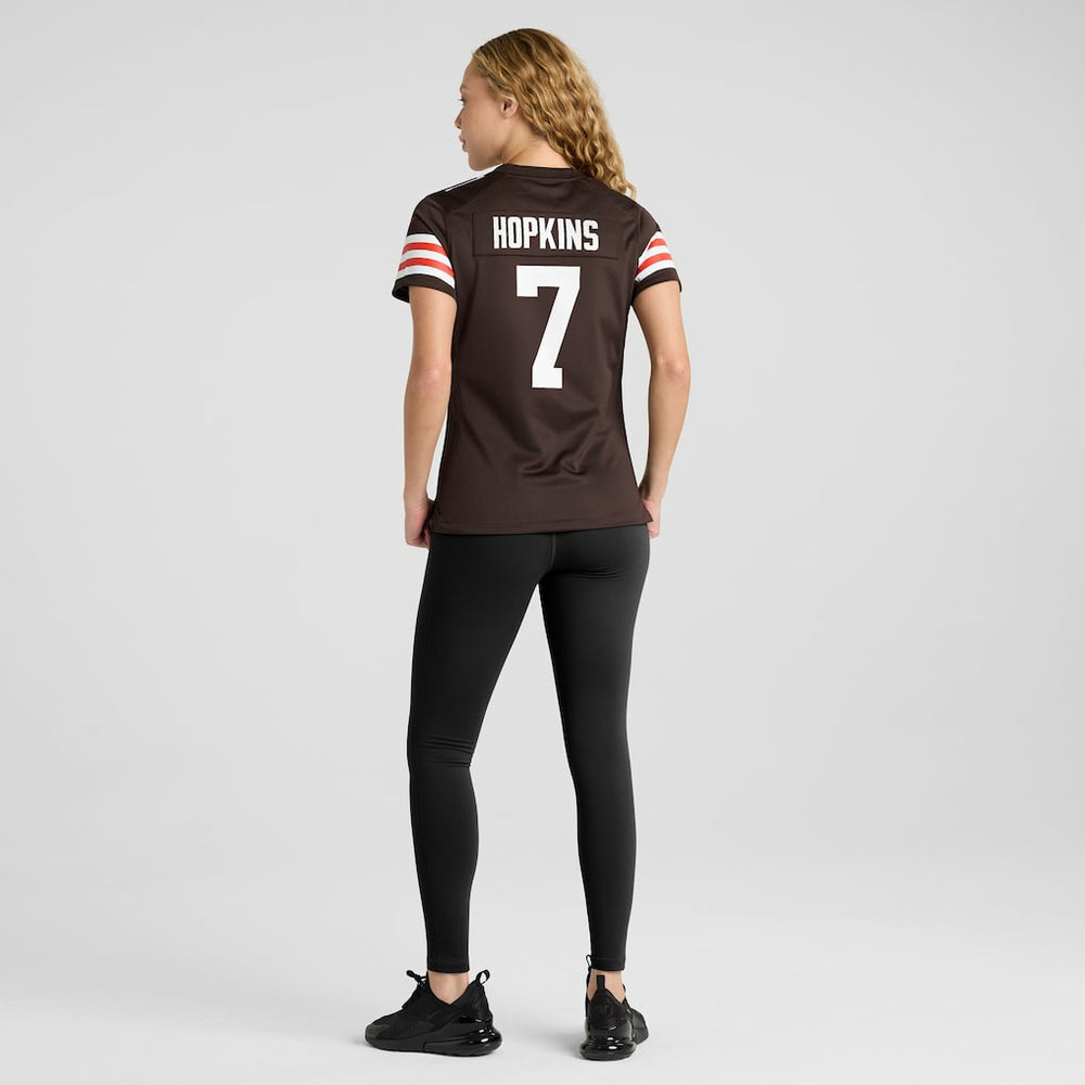 Dustin Hopkins Cleveland Browns Women's Team Game Jersey Brown | Nike for Sale