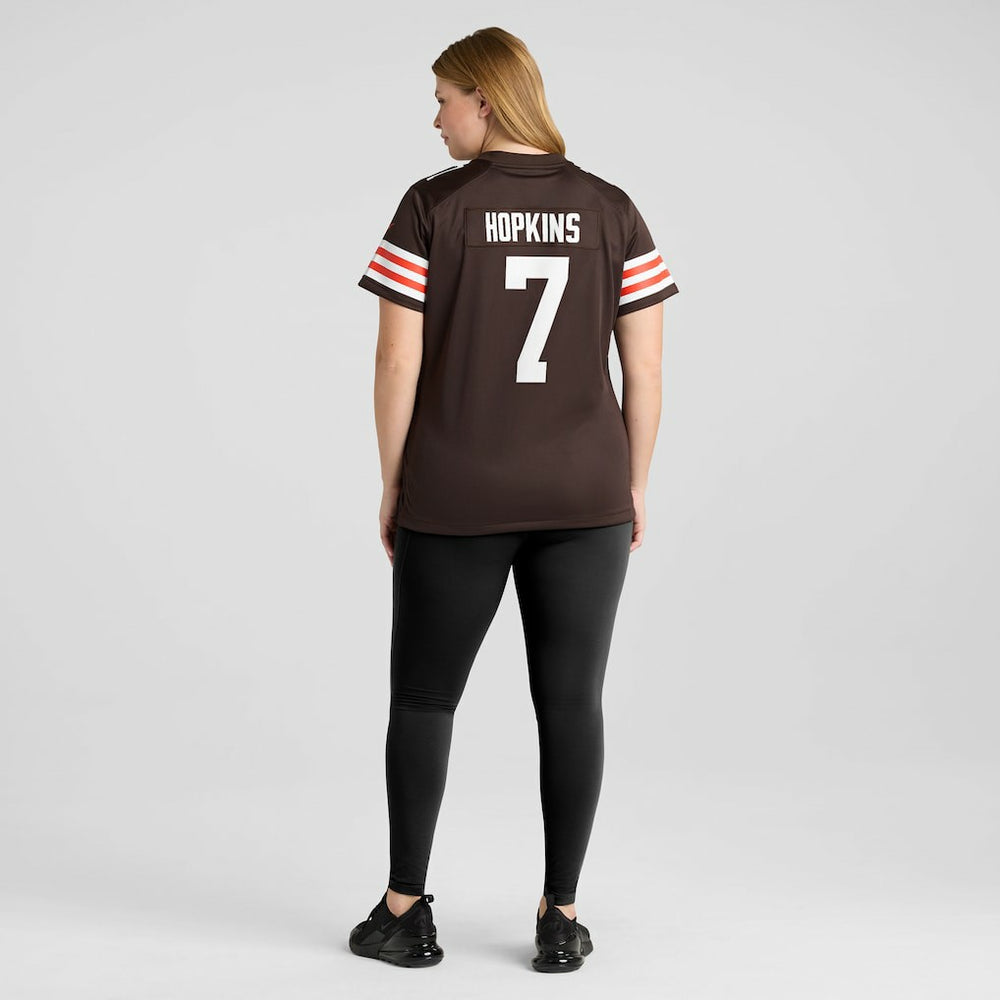 Dustin Hopkins Cleveland Browns Women's Team Game Jersey Brown | Nike for Sale