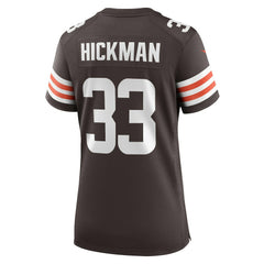 Ronnie Hickman Cleveland Browns Women's Team Game Jersey Brown | Nike for Sale