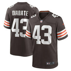 Mohamoud Diabate Cleveland Browns Team Game Jersey Brown | Nike for Sale