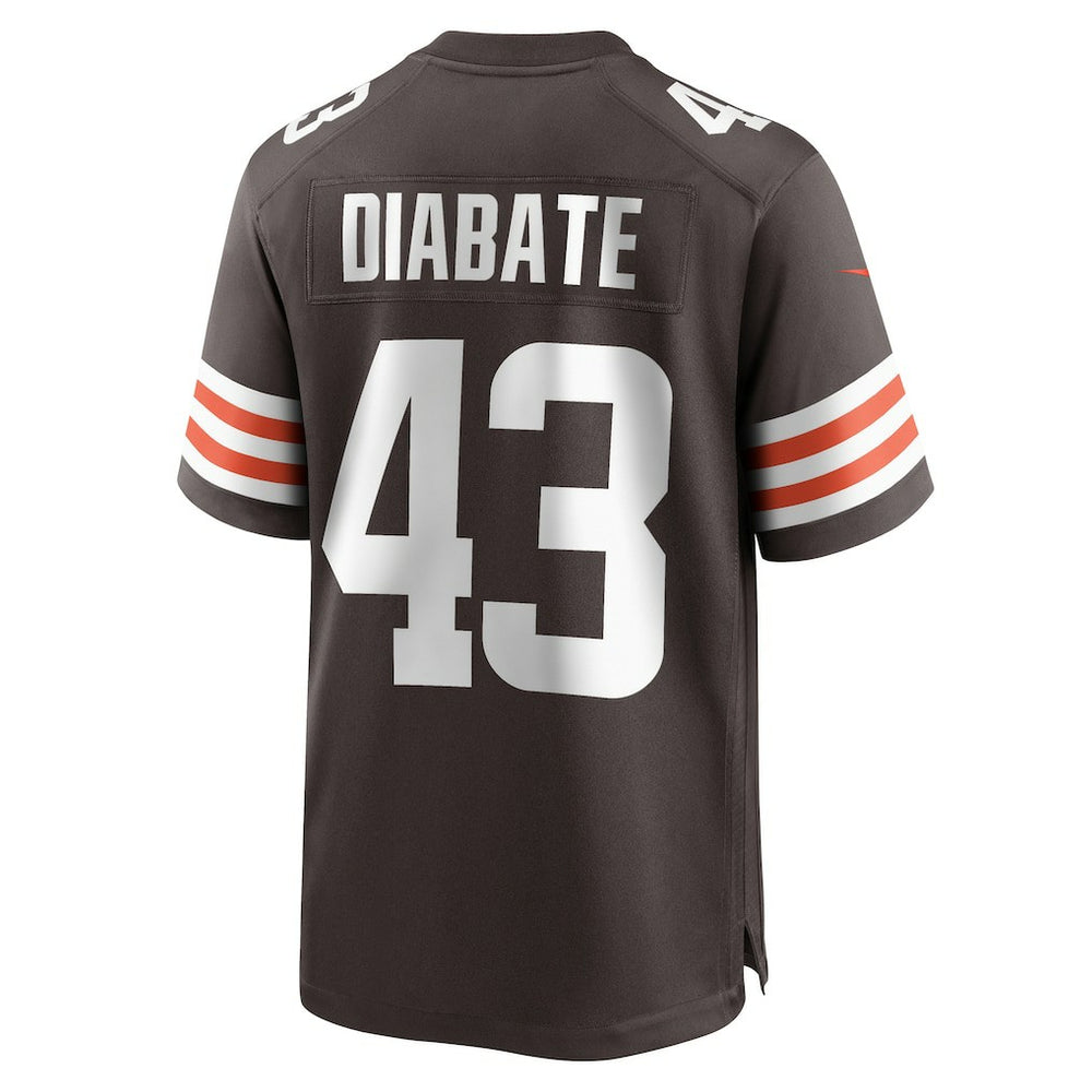 Mohamoud Diabate Cleveland Browns Team Game Jersey Brown | Nike for Sale