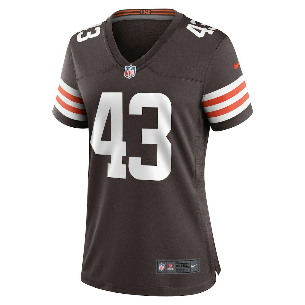 Mohamoud Diabate Cleveland Browns Women's Team Game Jersey Brown | Nike for Sale