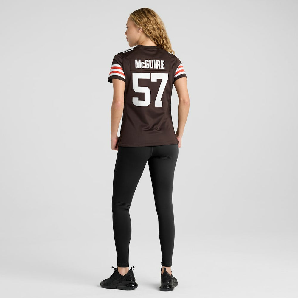 Isaiah McGuire Cleveland Browns Women's Team Game Jersey Brown | Nike for Sale