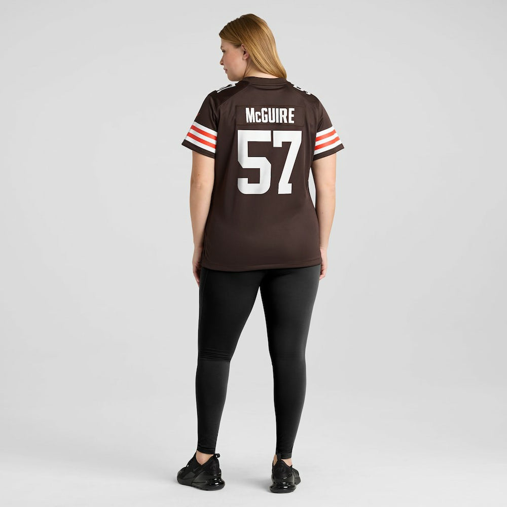 Isaiah McGuire Cleveland Browns Women's Team Game Jersey Brown | Nike for Sale