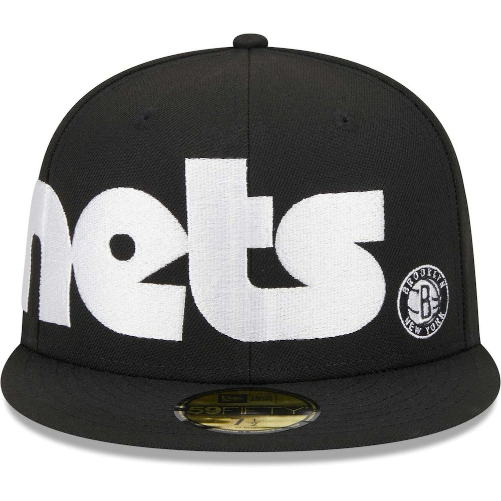 Brooklyn Nets Checkerboard UV 59FIFTY Fitted Hat Black - NBA