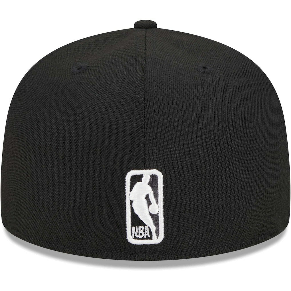 Brooklyn Nets Checkerboard UV 59FIFTY Fitted Hat Black - NBA