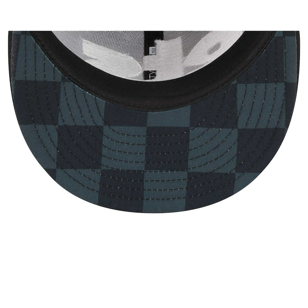 Brooklyn Nets Checkerboard UV 59FIFTY Fitted Hat Black - NBA