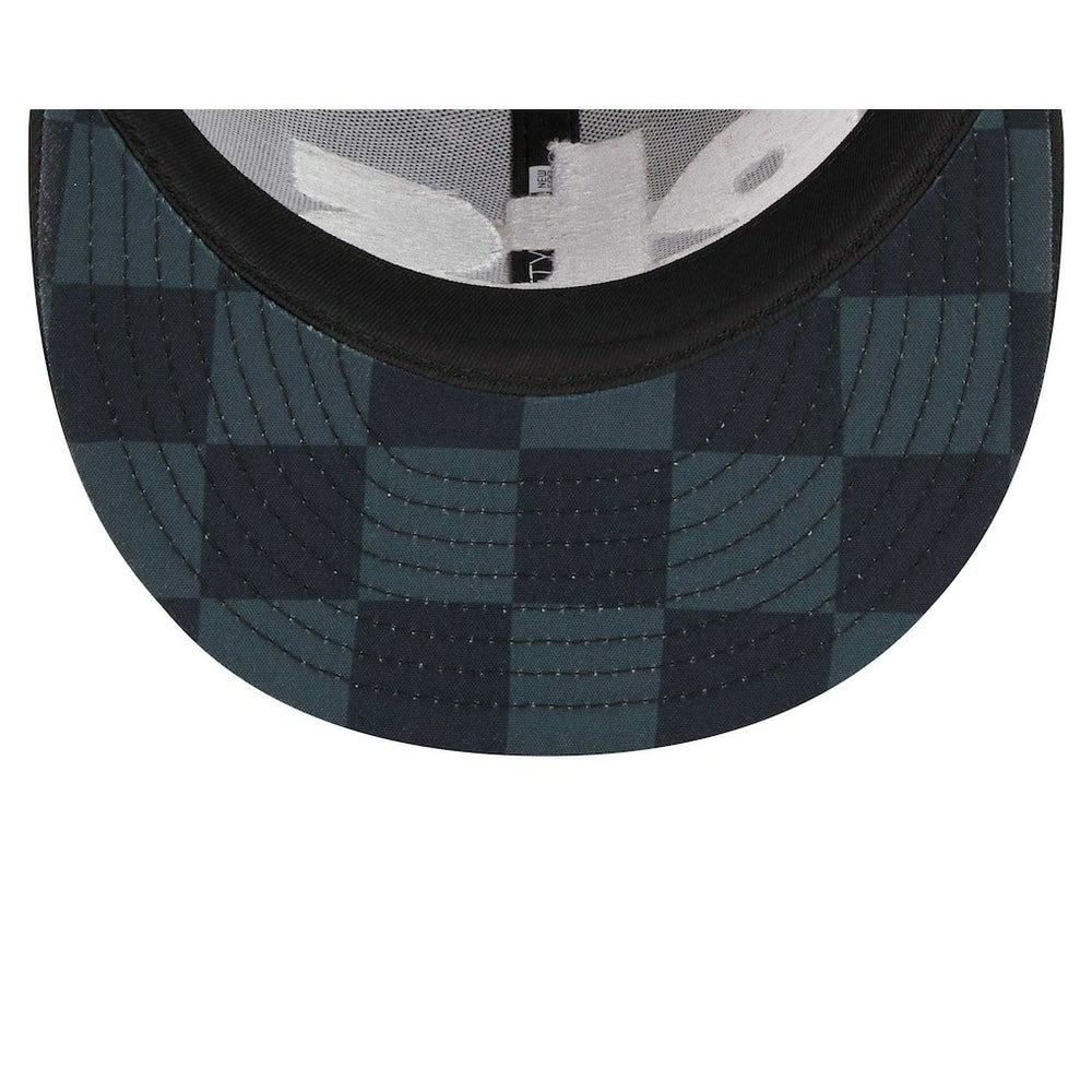 Brooklyn Nets Checkerboard UV 59FIFTY Fitted Hat Black - NBA