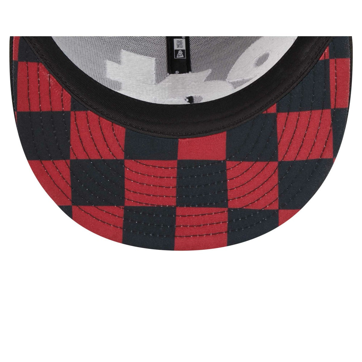 Miami Heat Checkerboard UV 59FIFTY Fitted Hat Black - NBA