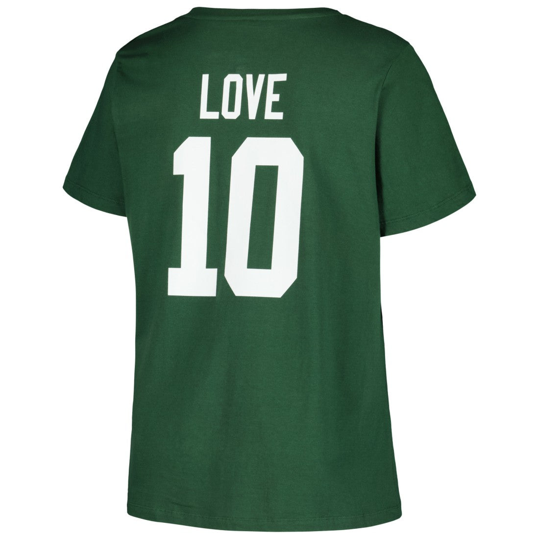 Jordan Love Green Bay Packers Women's Plus Size Name & Number V-Neck T-Shirt Green | Fanatics