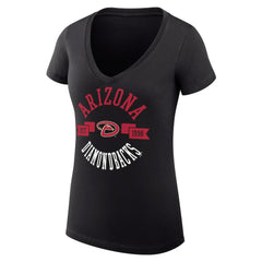 Arizona Diamondbacks G-III 4Her by Carl Banks Women's Super-Slim Fit Lightweight City Graphic V-Neck T-Shirt - MLB
