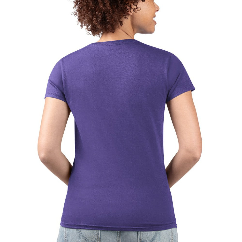 Colorado Rockies G-III 4Her by Carl Banks Women's Super-Slim Fit Lightweight City Graphic V-Neck T-Shirt - MLB