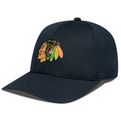 Chicago Blackhawks Levelwear Zephyr Adjustable Hat - Black - NHL