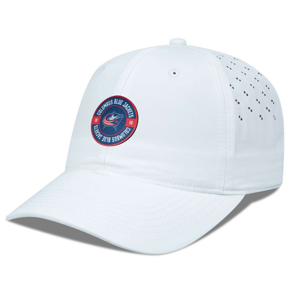 Columbus Blue Jackets Levelwear Women's Haven Adjustable Hat - White - NHL