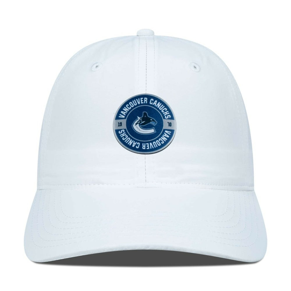 Vancouver Canucks Levelwear Women's Haven Adjustable Hat - White - NHL