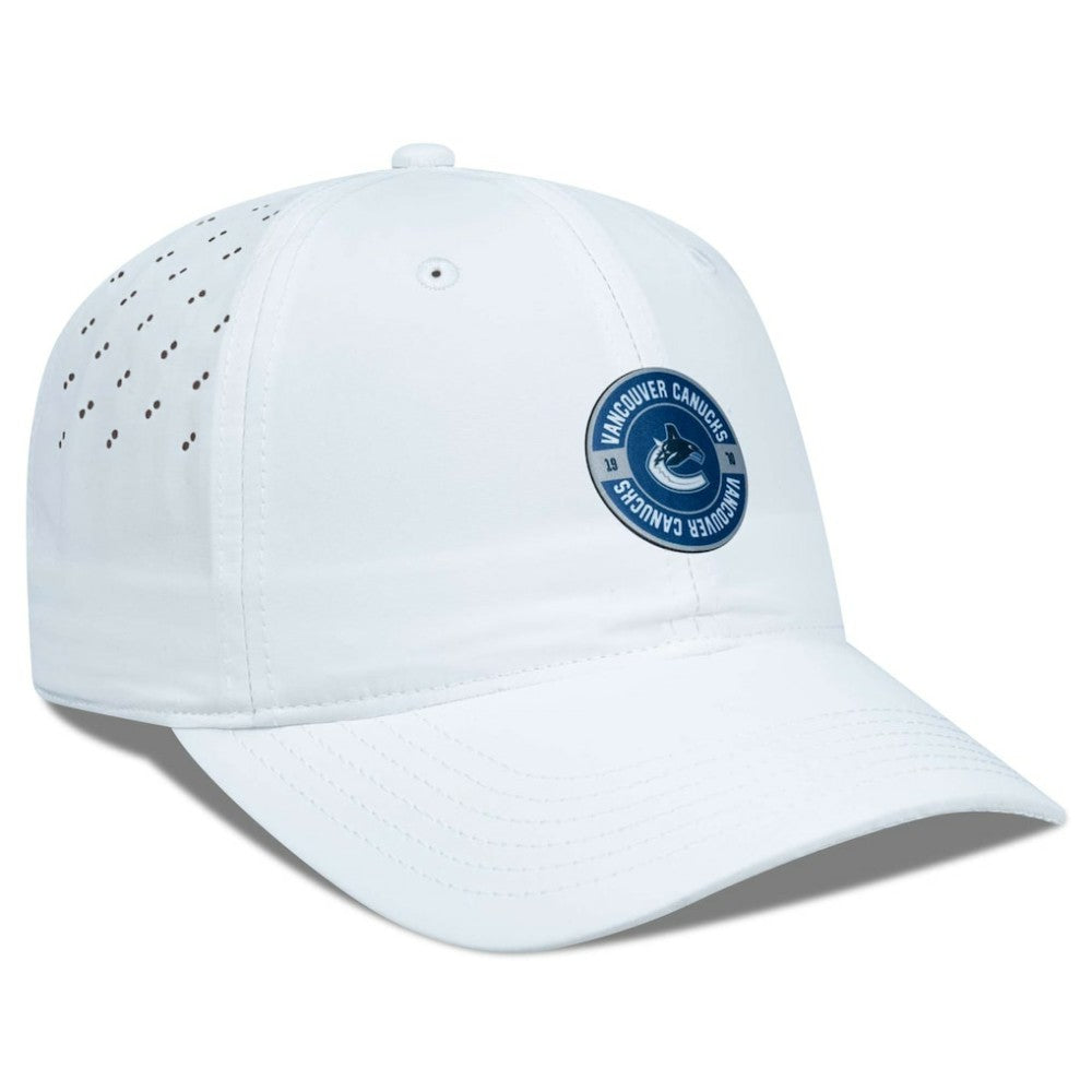 Vancouver Canucks Levelwear Women's Haven Adjustable Hat - White - NHL