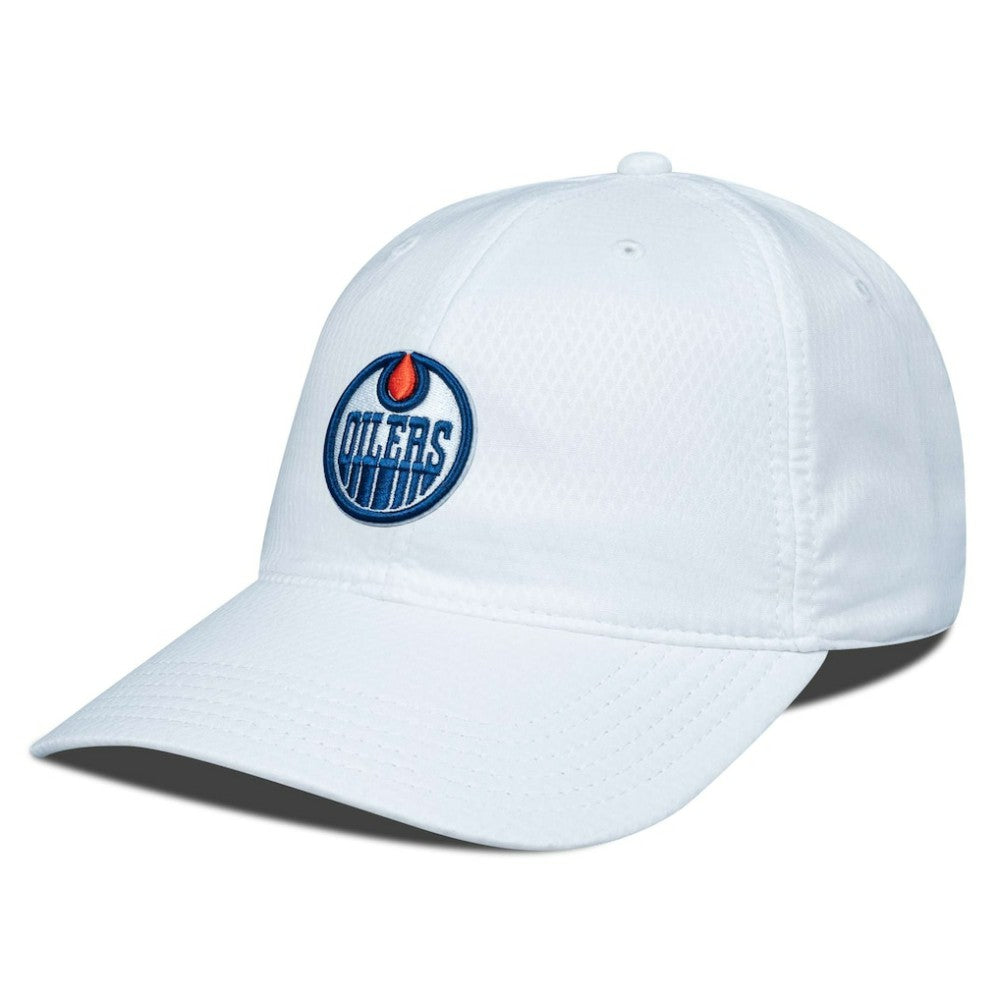 Edmonton Oilers Levelwear Matrix Adjustable Hat - White - NHL