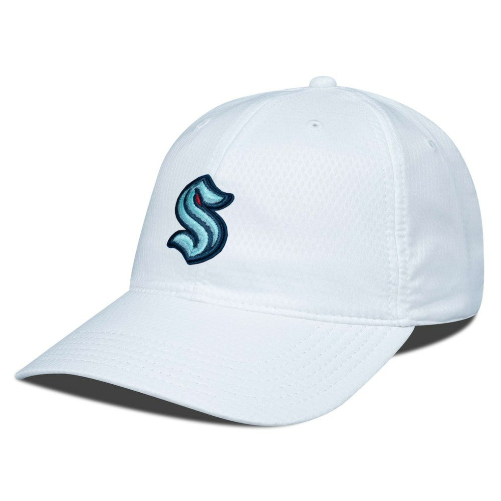 Seattle Kraken Levelwear Matrix Adjustable Hat - White - NHL