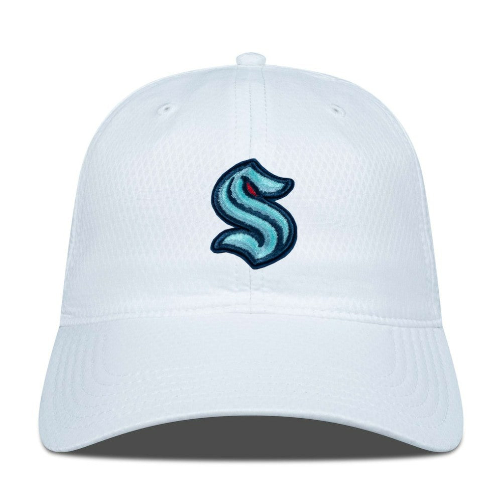 Seattle Kraken Levelwear Matrix Adjustable Hat - White - NHL