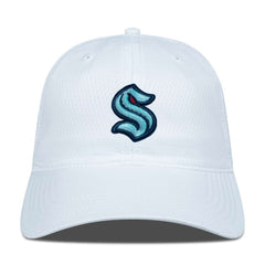 Seattle Kraken Levelwear Matrix Adjustable Hat - White - NHL