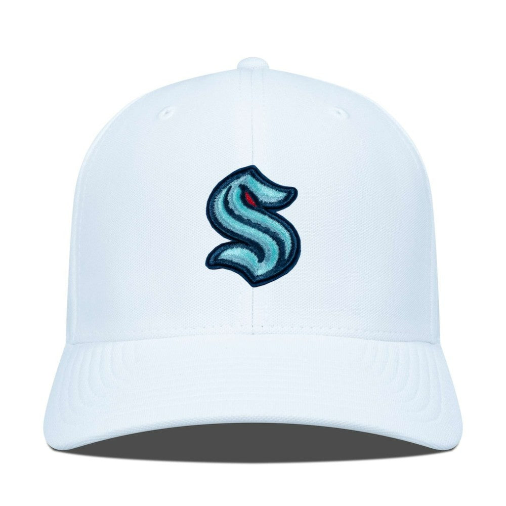 Seattle Kraken Levelwear Fusion Lefty Cap - White - NHL