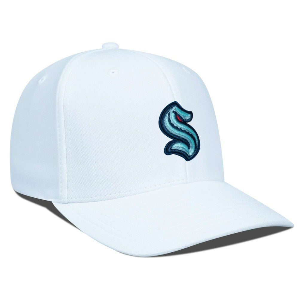 Seattle Kraken Levelwear Fusion Lefty Cap - White - NHL