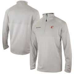 Cleveland Cavaliers Omni-Wick Rockin' It Quarter-Zip Pullover Top Heather Gray - NBA