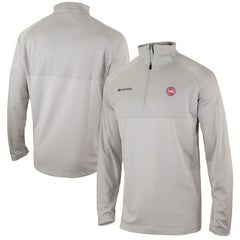 Detroit Pistons Omni-Wick Rockin' It Quarter-Zip Pullover Top Heather Gray - NBA