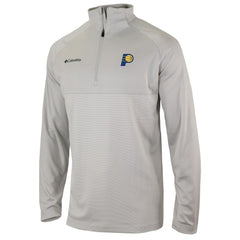 Indiana Pacers Omni-Wick Rockin' It Quarter-Zip Pullover Top Heather Gray - NBA