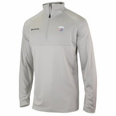 Oklahoma City Thunder Omni-Wick Rockin' It Quarter-Zip Pullover Top Heather Gray - NBA
