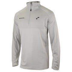 Utah Jazz Omni-Wick Rockin' It Quarter-Zip Pullover Top Heather Gray - NBA