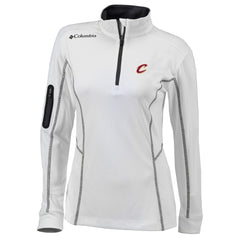 Cleveland Cavaliers Women's Omni-Wick Shotgun Quarter-Zip Pullover Top White - NBA