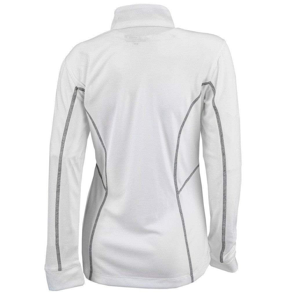 Cleveland Cavaliers Women's Omni-Wick Shotgun Quarter-Zip Pullover Top White - NBA