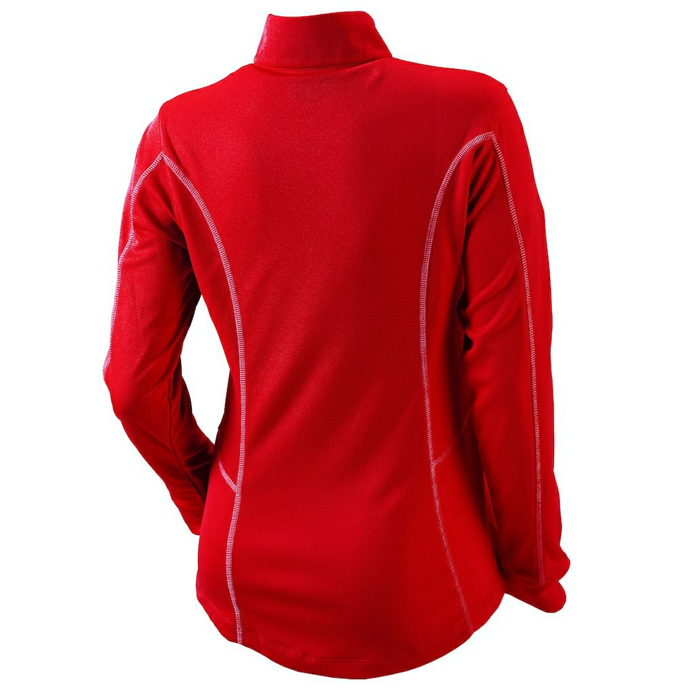 Houston Rockets Women's Omni-Wick Shotgun Quarter-Zip Pullover Top Red - NBA