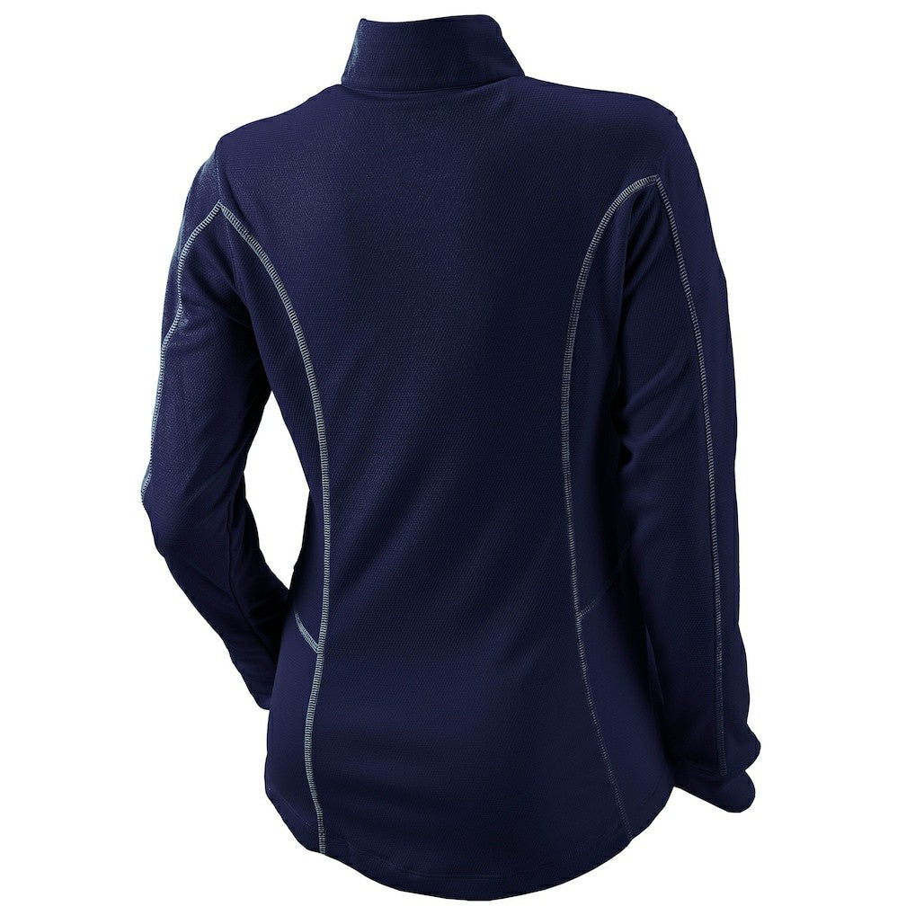 Indiana Pacers Women's Omni-Wick Shotgun Quarter-Zip Pullover Top Navy - NBA