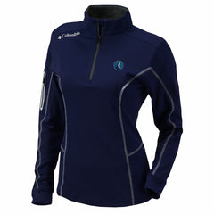 Minnesota Timberwolves Women's Omni-Wick Shotgun Quarter-Zip Pullover Top Navy - NBA